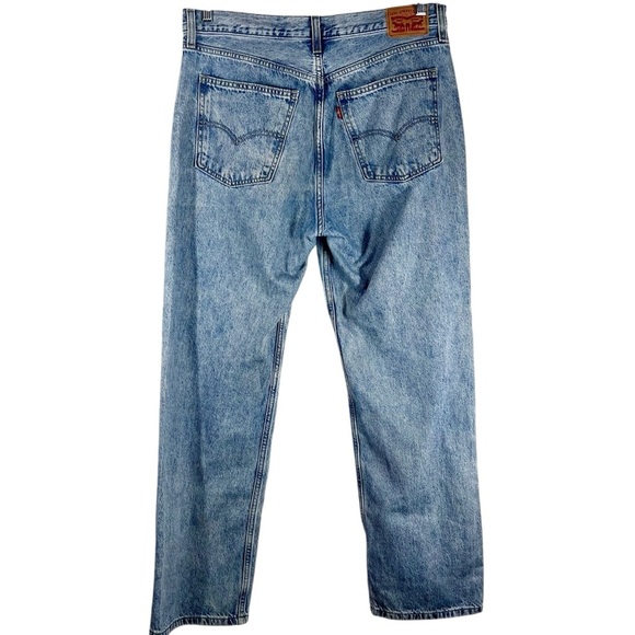 LEVI'S Low Pro Straight Mid wash Jeans - Picture 1 of 8